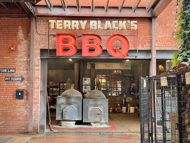 Terry Black's Barbecue storefront in Deep Ellum, Dallas