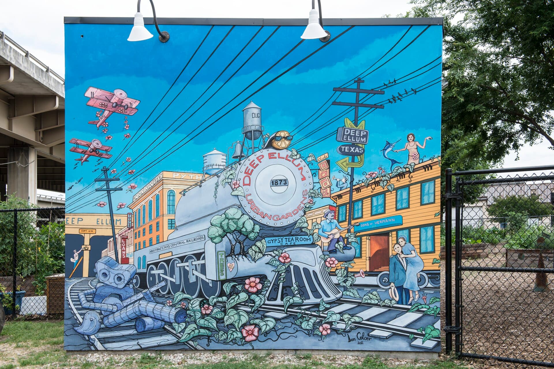 Mural in Deep Ellum, Dallas