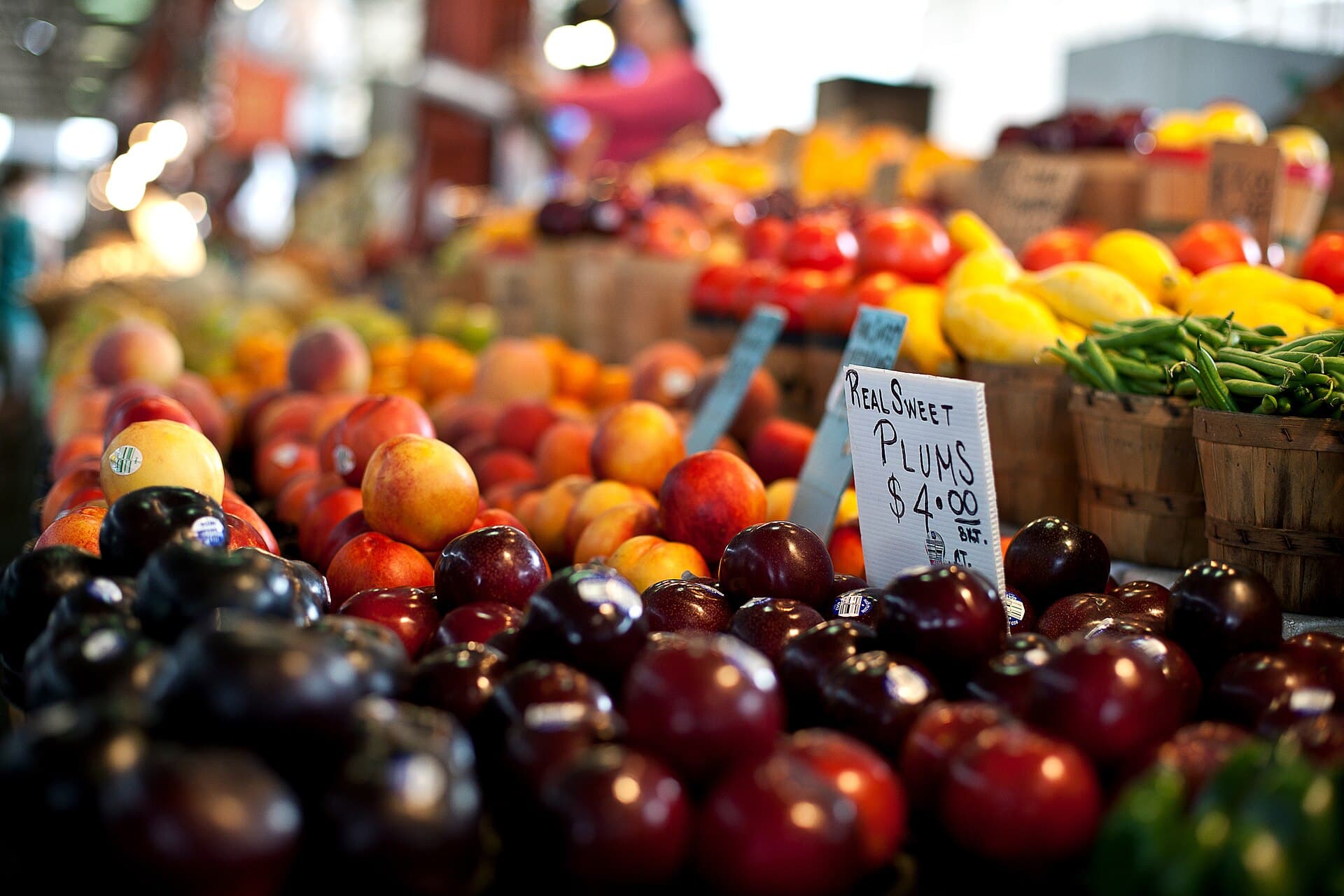 Fresh produce at the Dallas Farmers Market